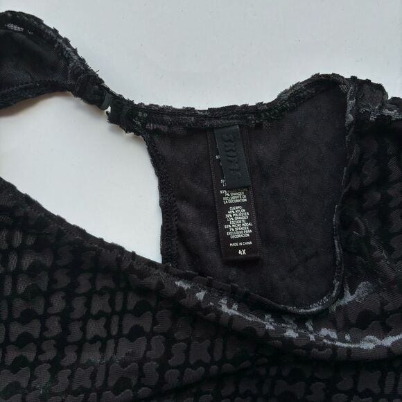 Skims Velvet Glove Bodysuit - Soot - 4x - Picture 8 of 11